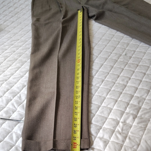 L.L. Bean Brown Dress Pants with Classic Straight-Leg Cut - Picture 10 of 13